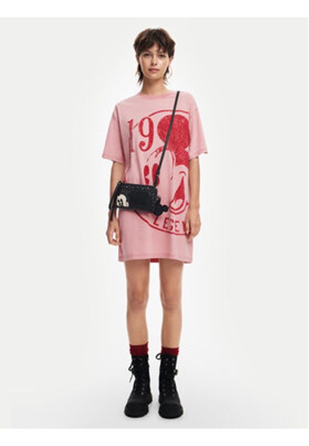 Desigual Portfel 24WAYP35 Czarny. Kolor: czarny. Materiał: skóra