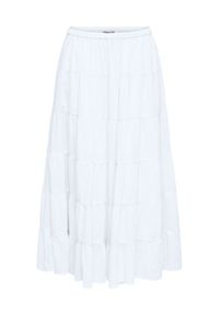 only - ONLY Spódnica maxi Kelly 15374229 Biały Regular Fit. Kolor: biały. Materiał: bawełna #1