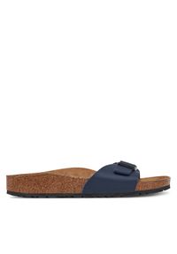 Birkenstock Klapki Madrid Birko-Flor 1029797 Czarny. Kolor: czarny. Materiał: skóra