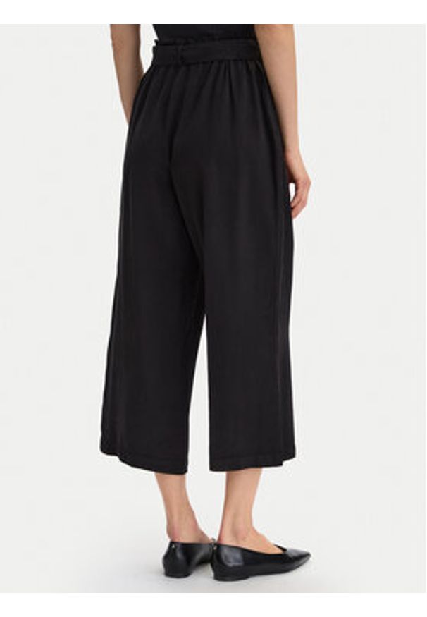 Vero Moda Kuloty Bree 10341670 Czarny Cropped Fit. Kolor: czarny. Materiał: lyocell
