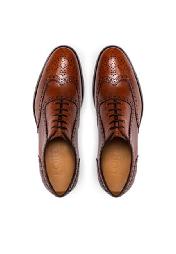 Lord Premium Półbuty Brogues 5501 Brązowy. Kolor: brązowy. Materiał: skóra