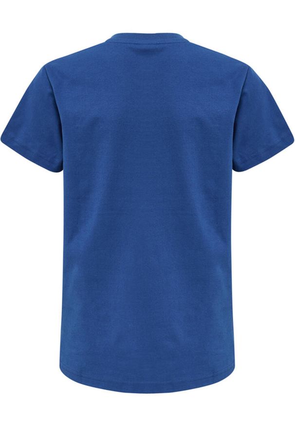 Hummel Koszulka bawełniana dziecięca sportowa RED BASIC T-shirt. Kolor: niebieski. Materiał: bawełna. Sport: piłka ręczna