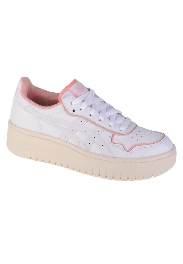 Asics - Buty sportowe Sneakersy damskie, ASICS Japan S PF. Kolor: biały, wielokolorowy, różowy. Sport: turystyka piesza