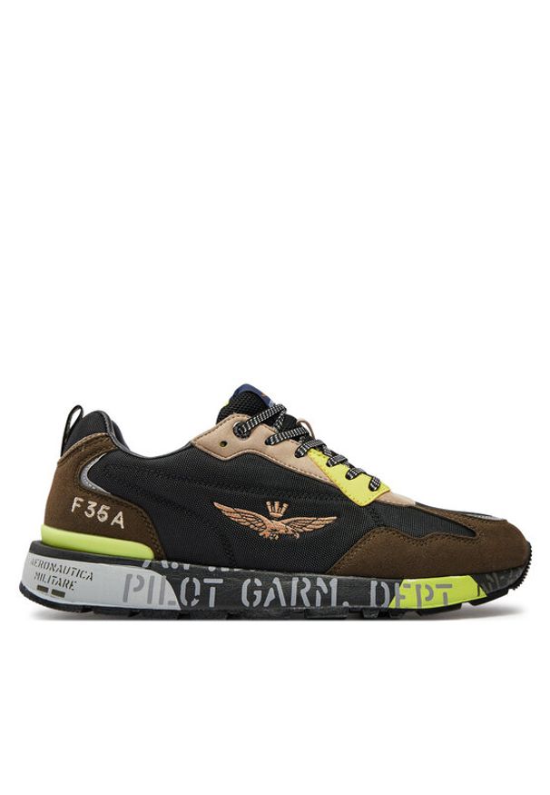 Aeronautica Militare Sneakersy 242SC276CT3380 Zielony. Kolor: zielony. Materiał: materiał