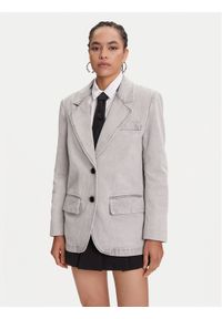 Miss Sixty Marynarka 6S1WJ58700 Szary Loose Fit. Kolor: szary. Materiał: bawełna
