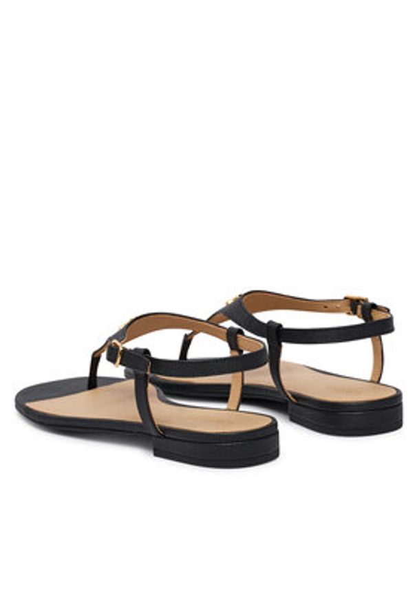 Lauren Ralph Lauren - LAUREN RALPH LAUREN Sandały 802982881002 Czarny. Kolor: czarny. Materiał: skóra