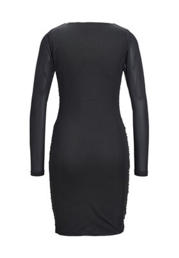 JJXX Sukienka codzienna 12241541 Czarny Slim Fit. Okazja: na co dzień. Kolor: czarny. Materiał: syntetyk. Typ sukienki: proste. Styl: casual
