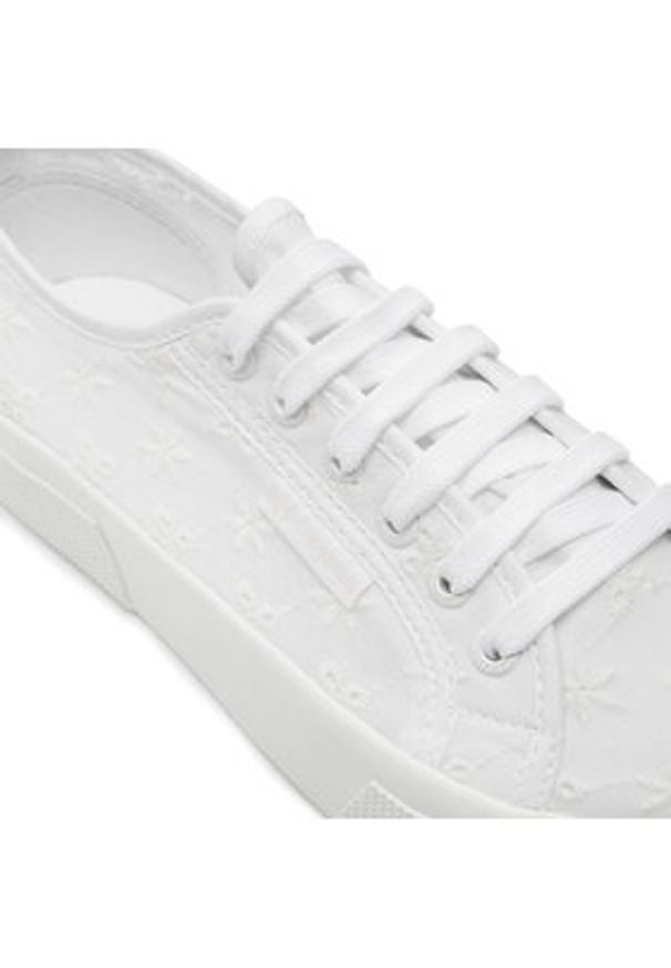 Superga Tenisówki Flower Sangallo 2740 S2148KW Biały. Kolor: biały. Materiał: materiał