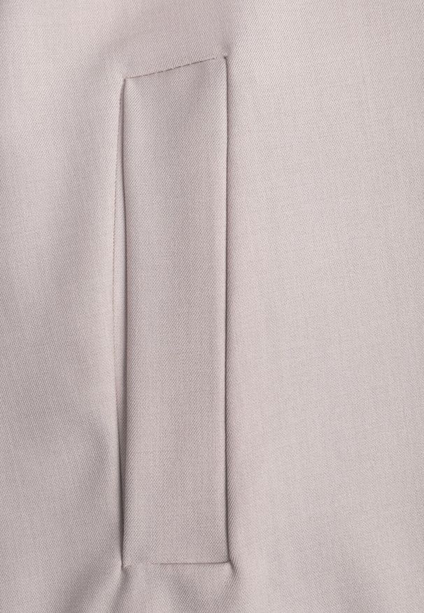 Born2be - Beżowa Garniturowa Kamizelka Oversize z Dwurzędowym Zapięciem Edriana. Okazja: na co dzień, na spotkanie biznesowe, do pracy. Kolor: beżowy. Materiał: poliester, jeans. Styl: casual, biznesowy, elegancki, klasyczny