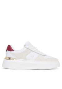 TOMMY HILFIGER - Sneakersy Tommy Hilfiger. Kolor: biały