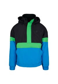 Urban Classics - Wiatrówka Urban Classic 3-tone neon. Kolor: czarny, niebieski, wielokolorowy #1