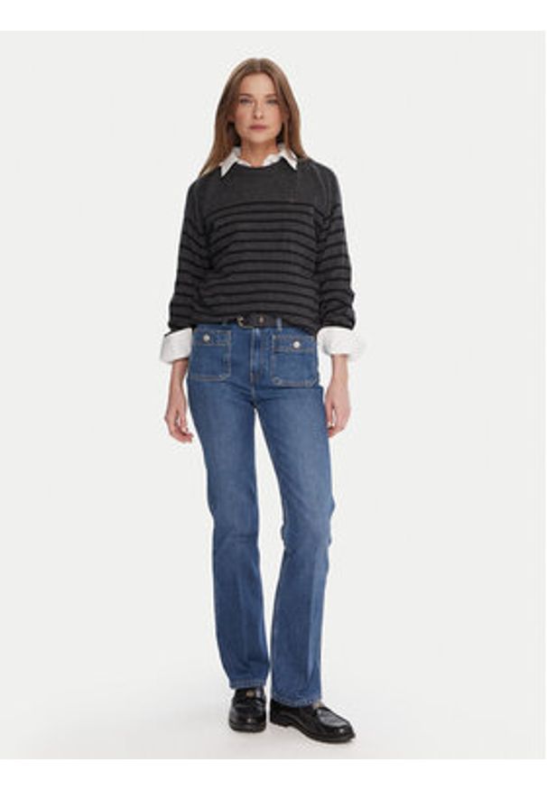 TOMMY HILFIGER - Tommy Hilfiger Jeansy WW0WW48255 Niebieski Flare Fit. Kolor: niebieski