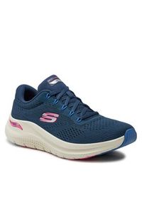 skechers - Skechers Sneakersy Arch Fit 2.0-Big League 150051/NVMT Granatowy. Kolor: niebieski. Materiał: materiał, mesh