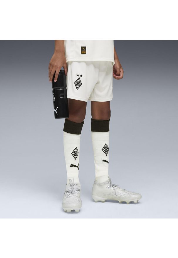 Puma - Młodzieżowe skarpety Borussia Mönchengladbach 25/26 PUMA Warm White Black. Kolor: czarny, biały, wielokolorowy. Materiał: tkanina. Sport: piłka nożna