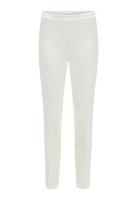 BOSS - Boss Spodnie materiałowe Tiluna_Sidezip2 50405845 Biały Slim Fit. Kolor: biały. Materiał: materiał, syntetyk #3