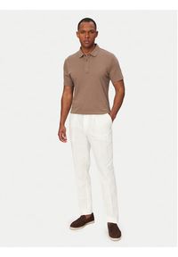 Hugo - HUGO Spodnie materiałowe 50559695 Kremowy Regular Fit. Kolor: kremowy. Materiał: bawełna #3