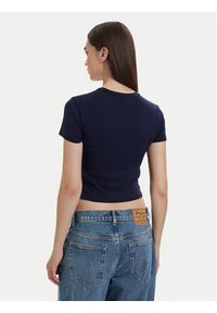 Hugo - HUGO T-Shirt Delanor 50570857 Niebieski Slim Fit. Kolor: niebieski. Materiał: bawełna #3