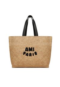 AMI PARIS - AMI Paris Torba ULL033.AW0077 Beżowy. Kolor: beżowy. Styl: street #3