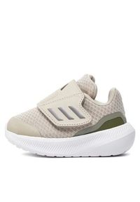 Adidas - adidas Sneakersy RunFalcon 3.0 Hook-and-Loop IF8593 Beżowy. Kolor: beżowy. Materiał: materiał, mesh. Sport: bieganie