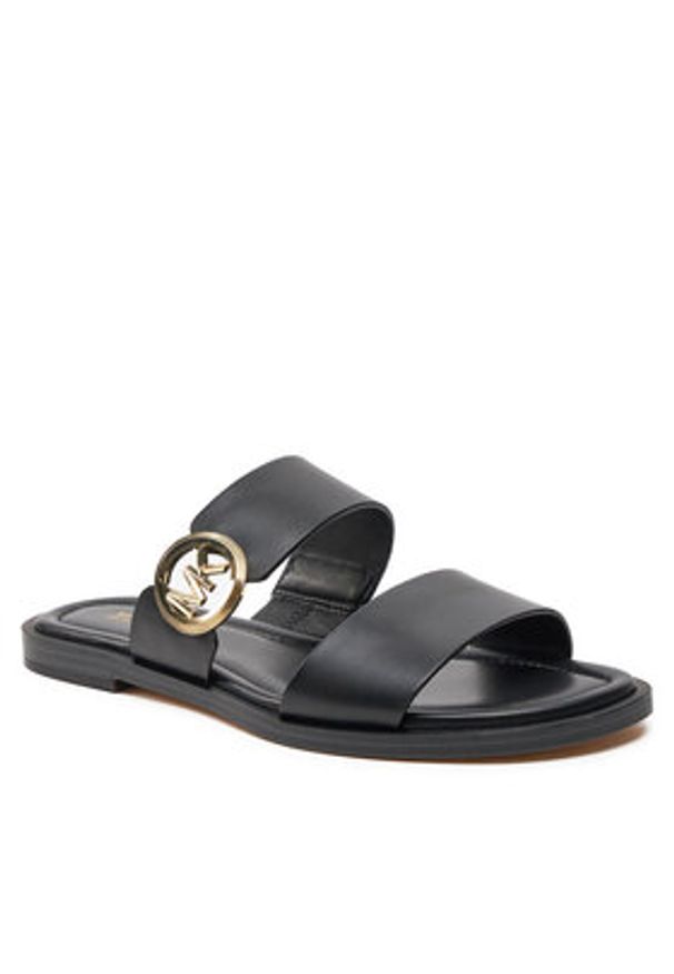 MICHAEL Michael Kors Klapki Vera 40S4VEFS3L Czarny. Kolor: czarny. Materiał: skóra