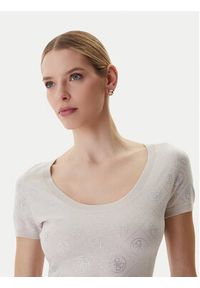 Guess Sukienka dzianinowa W6RK92 Z3JD2 Beżowy Regular Fit. Kolor: beżowy. Materiał: syntetyk #5