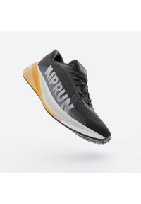 KIPRUN - Buty do biegania damskie Kiprun 500 Premium. Kolor: wielokolorowy, pomarańczowy, żółty, różowy, czarny. Sport: bieganie