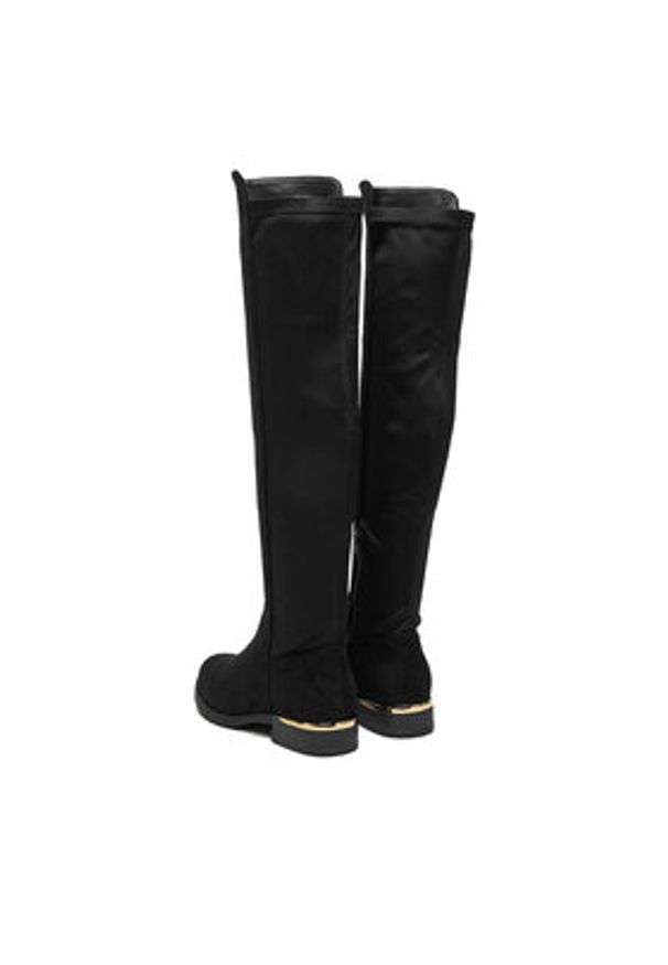 DeeZee Muszkieterki 10816-2 Czarny. Kolor: czarny. Materiał: materiał