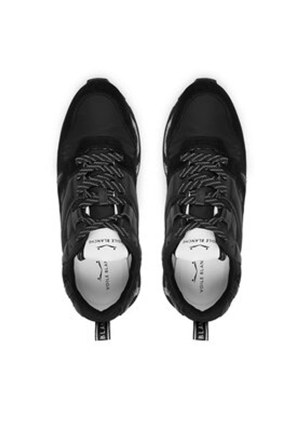 Voile Blanche Sneakersy 2019600-01 Czarny. Kolor: czarny. Materiał: skóra