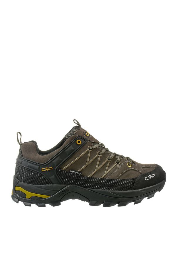 CMP - Rigel Low Trekking Shoes Wp. Zapięcie: sznurówki. Kolor: wielokolorowy, czarny, brązowy. Materiał: materiał, skóra, syntetyk. Szerokość cholewki: normalna. Sport: turystyka piesza