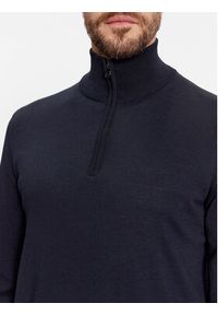 JOOP! Sweter 30032603 Granatowy Modern Fit. Kolor: niebieski. Materiał: wełna #9