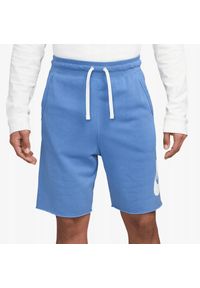 Spodenki Męskie Nike M Nk Club Alumni Hbr Ft Short. Kolor: niebieski