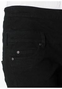 Spodnie z wysoką talią bonprix czarny. Kolor: czarny #3