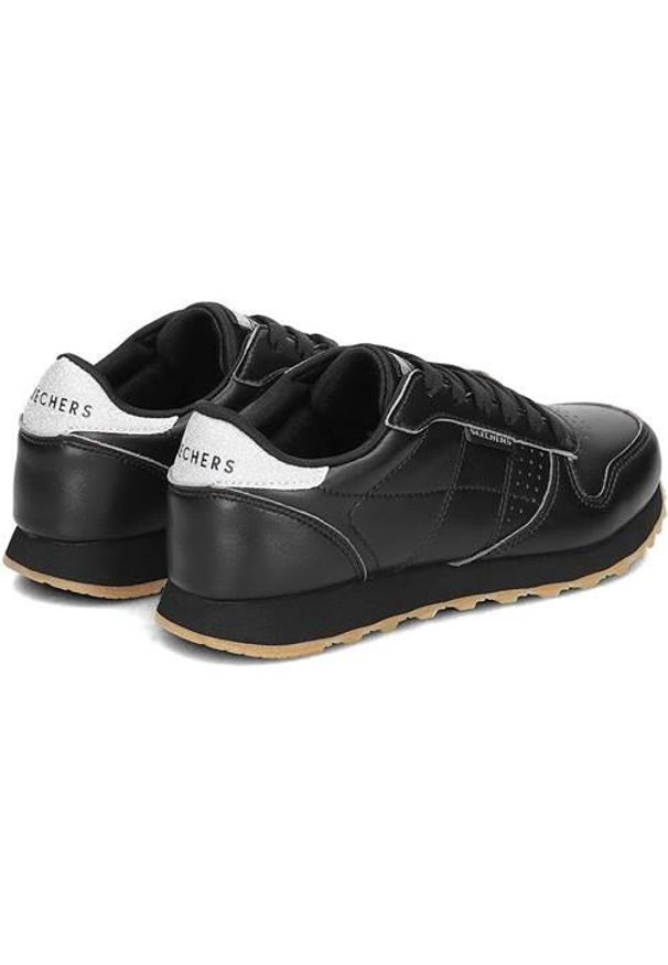 skechers - Buty do chodzenia damskie Skechers Old School Cool. Zapięcie: sznurówki. Kolor: czarny. Materiał: materiał, syntetyk, tkanina. Szerokość cholewki: normalna. Sport: turystyka piesza