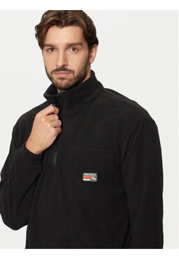Protest Polar Paxton 3711644 Czarny Loose Fit. Kolor: czarny. Materiał: syntetyk