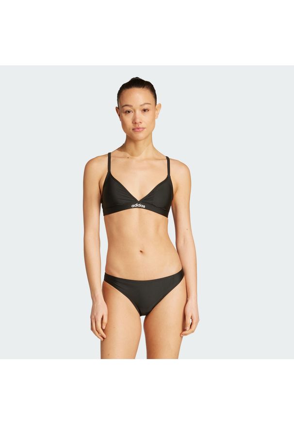 Adidas - Zestaw Triangle 2-Way Straps Bikini. Kolor: czarny, wielokolorowy, biały
