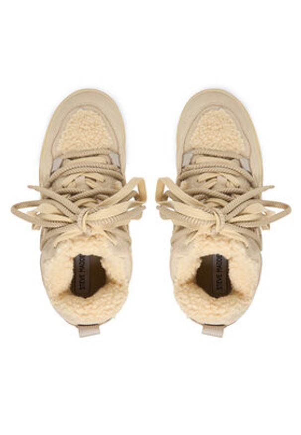 Steve Madden Sneakersy Boomer-F SM11003865 Brązowy. Kolor: brązowy. Materiał: skóra, zamsz