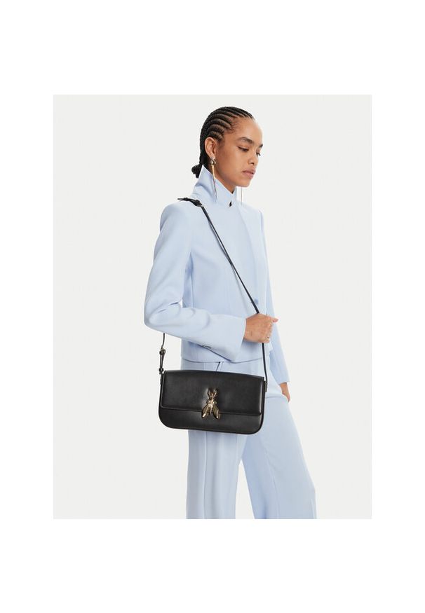 Torebka Patrizia Pepe. Kolor: czarny