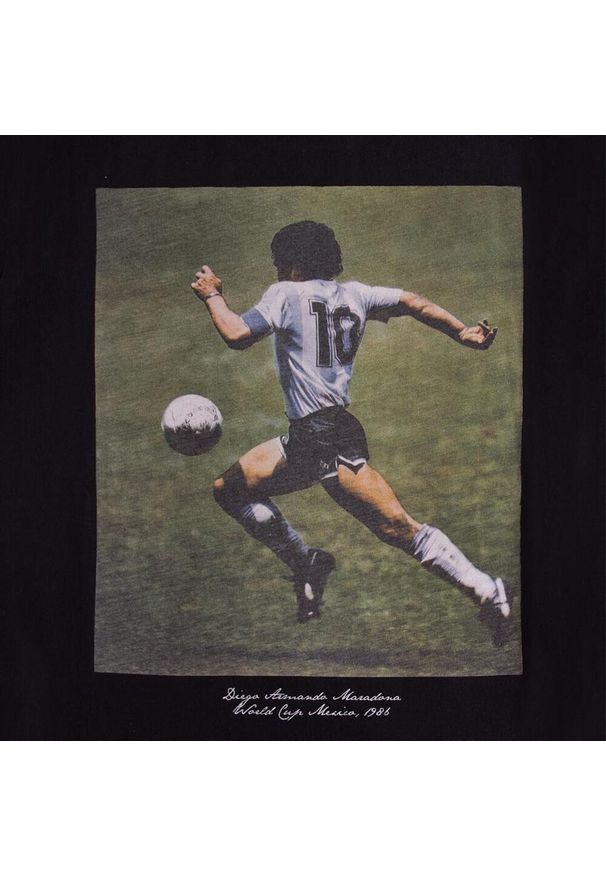 COPA FOOTBALL - Koszulka dla dorosłych - Maradona x COPA Campeonato do Mundo 1986 - Czarny. Kolor: czarny. Sport: piłka nożna