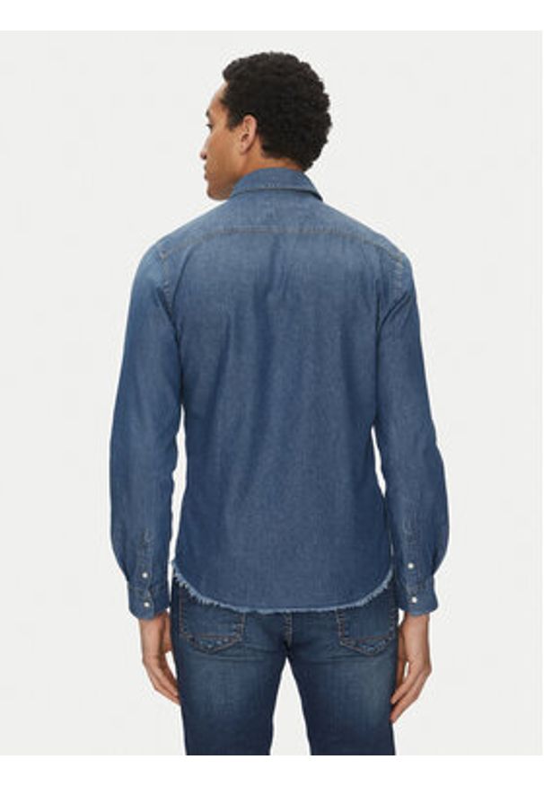 Liu Jo Koszula jeansowa QA5294 D0256 Niebieski Regular Fit. Kolor: niebieski. Materiał: bawełna