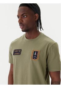 Aeronautica Militare T-Shirt 261TS2544UJ00592 Zielony Regular Fit. Kolor: zielony. Materiał: bawełna #2