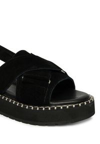 EMU Australia Sandały Morna W13284 Czarny. Kolor: czarny. Materiał: materiał #3