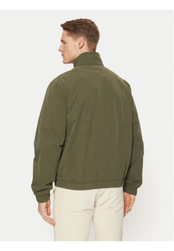 Tommy Jeans Kurtka przejściowa Essential DM0DM20655 Zielony Regular Fit. Kolor: zielony. Materiał: syntetyk