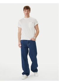 Calvin Klein Jeans T-Shirt LV04RF280G Biały Regular Fit. Kolor: biały. Materiał: bawełna #2