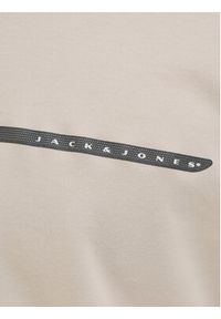 Jack & Jones T-Shirt Fusion 12273120 Beżowy Regular Fit. Kolor: beżowy. Materiał: syntetyk, bawełna #4