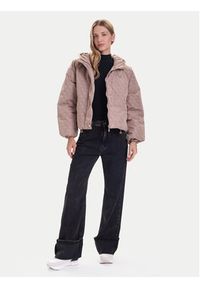 Guess Kurtka zimowa V5BL07 WGLW2 Beżowy Relaxed Fit. Kolor: beżowy. Materiał: syntetyk. Sezon: zima #5