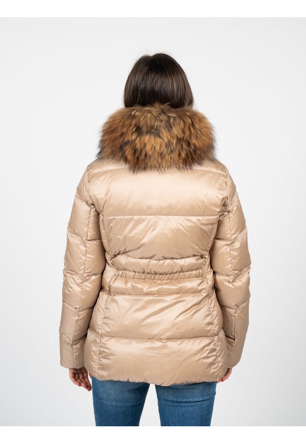 Liu Jo Kurtka | WF2179 T3130 | Kobieta | Beżowy. Okazja: na co dzień. Kolor: beżowy. Materiał: poliamid. Styl: casual