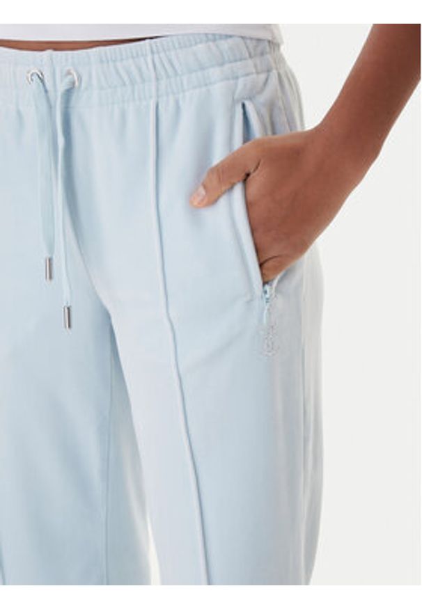 Juicy Couture Spodnie dresowe Tina JCWBJ225307 Błękitny Regular Fit. Kolor: niebieski. Materiał: syntetyk