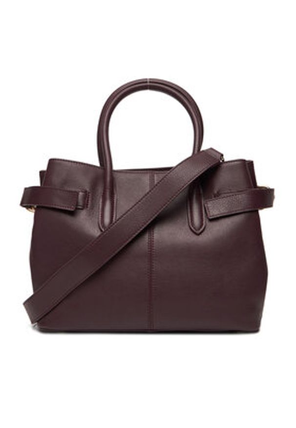 Patrizia Pepe Torebka 8B0282/L162-M536 Bordowy. Kolor: czerwony. Materiał: skórzane