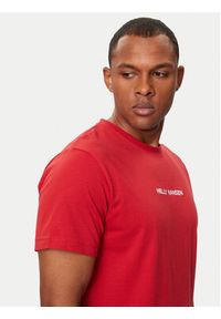 Helly Hansen T-Shirt Core T-Shirt 53532 Czerwony Regular Fit. Kolor: czerwony. Materiał: bawełna #4