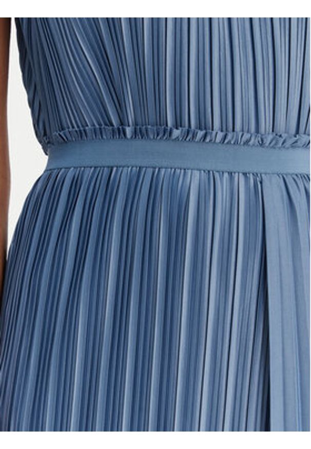 MAX&Co. Spódnica plisowana 2616771013200 Niebieski Regular Fit. Kolor: niebieski. Materiał: syntetyk